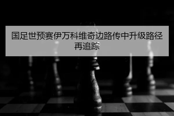 国足世预赛伊万科维奇边路传中升级路径再追踪